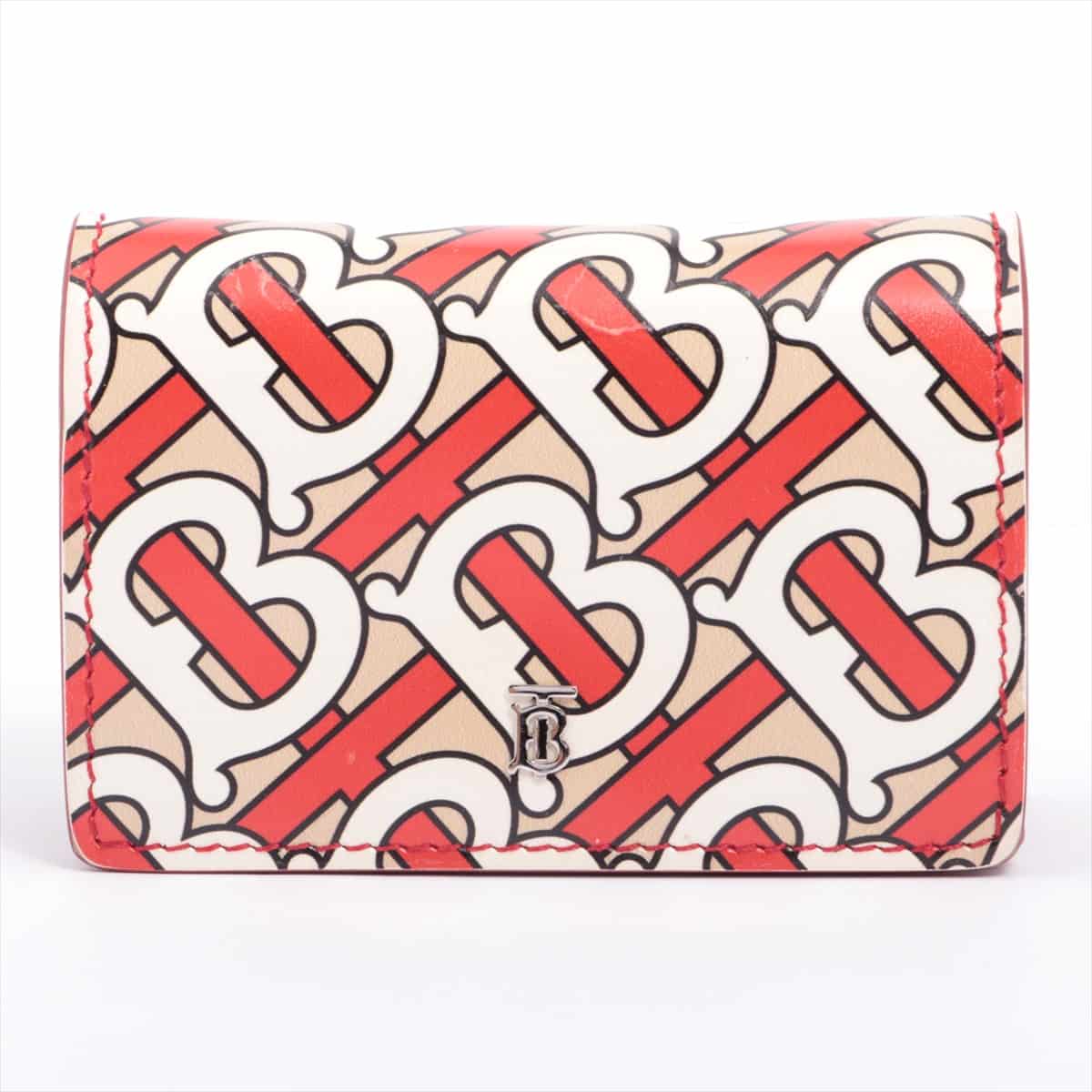 Burberry PVC Coin case Red Chain wallet