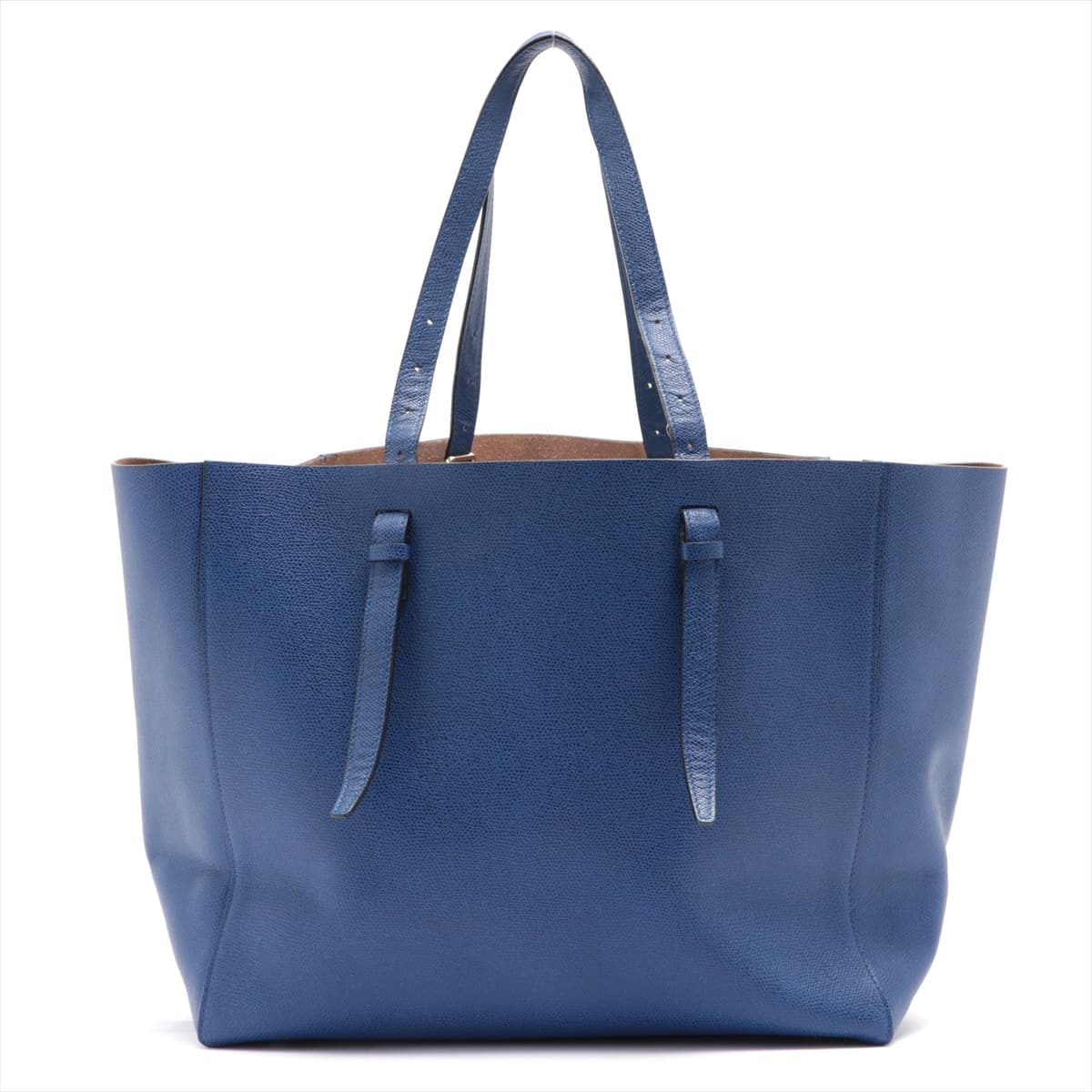 Valextra Leather Tote bag Blue
