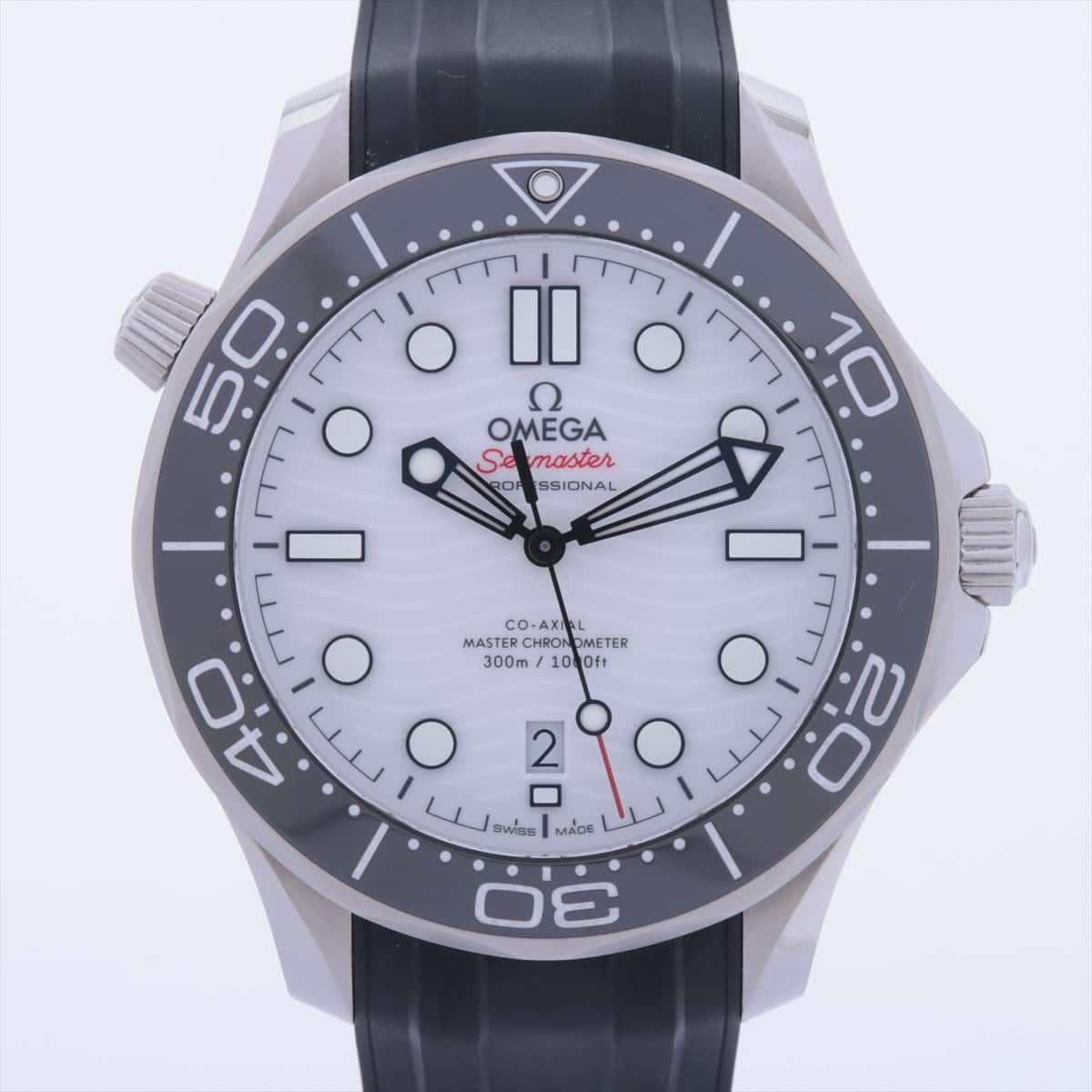 [Chrono] Omega Seamaster 210.30.42.20.04.001 SS & Rubber AT White-Face Extra Link 2