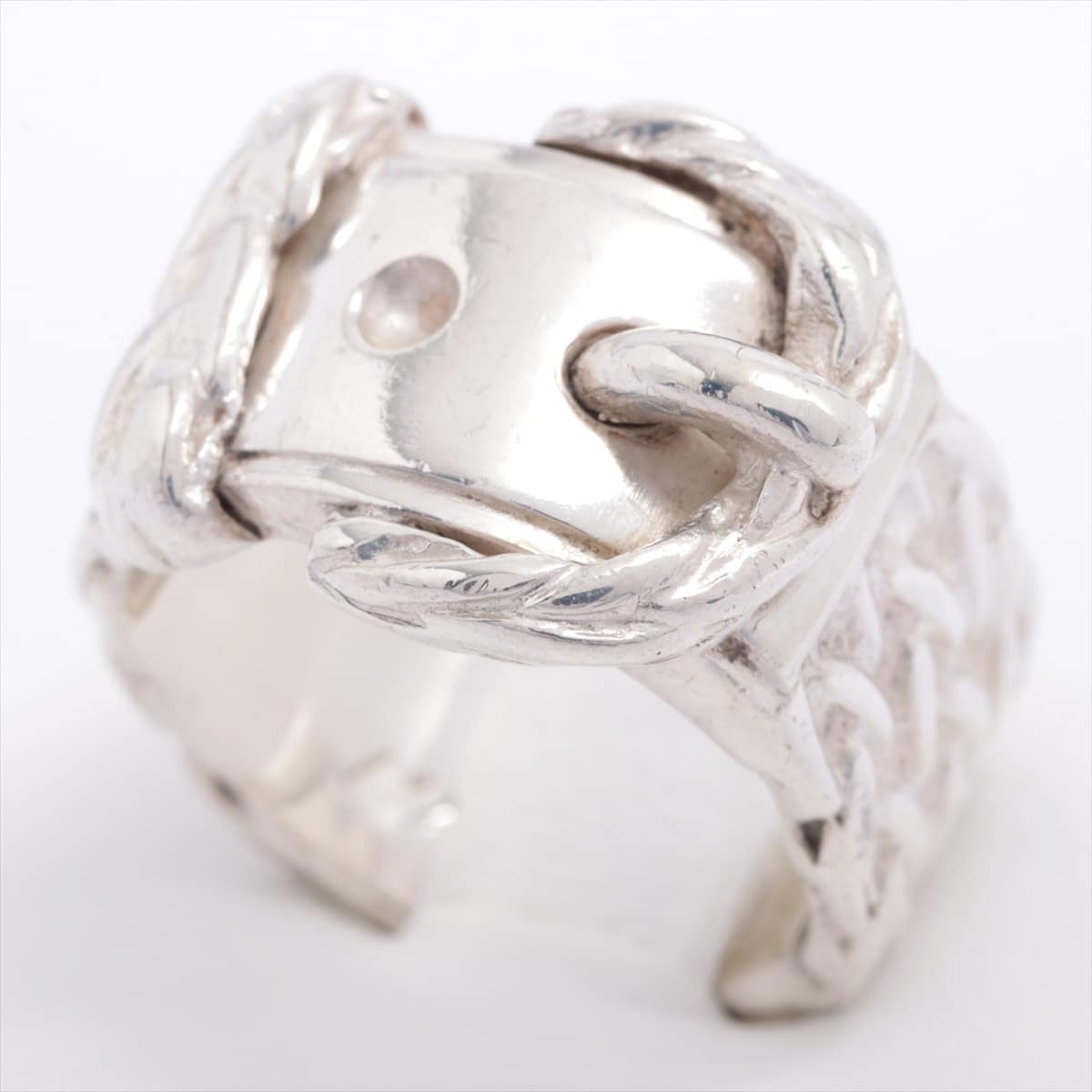 Hermès Boucles Serie rings 52 925 12.3g Silver Dianne