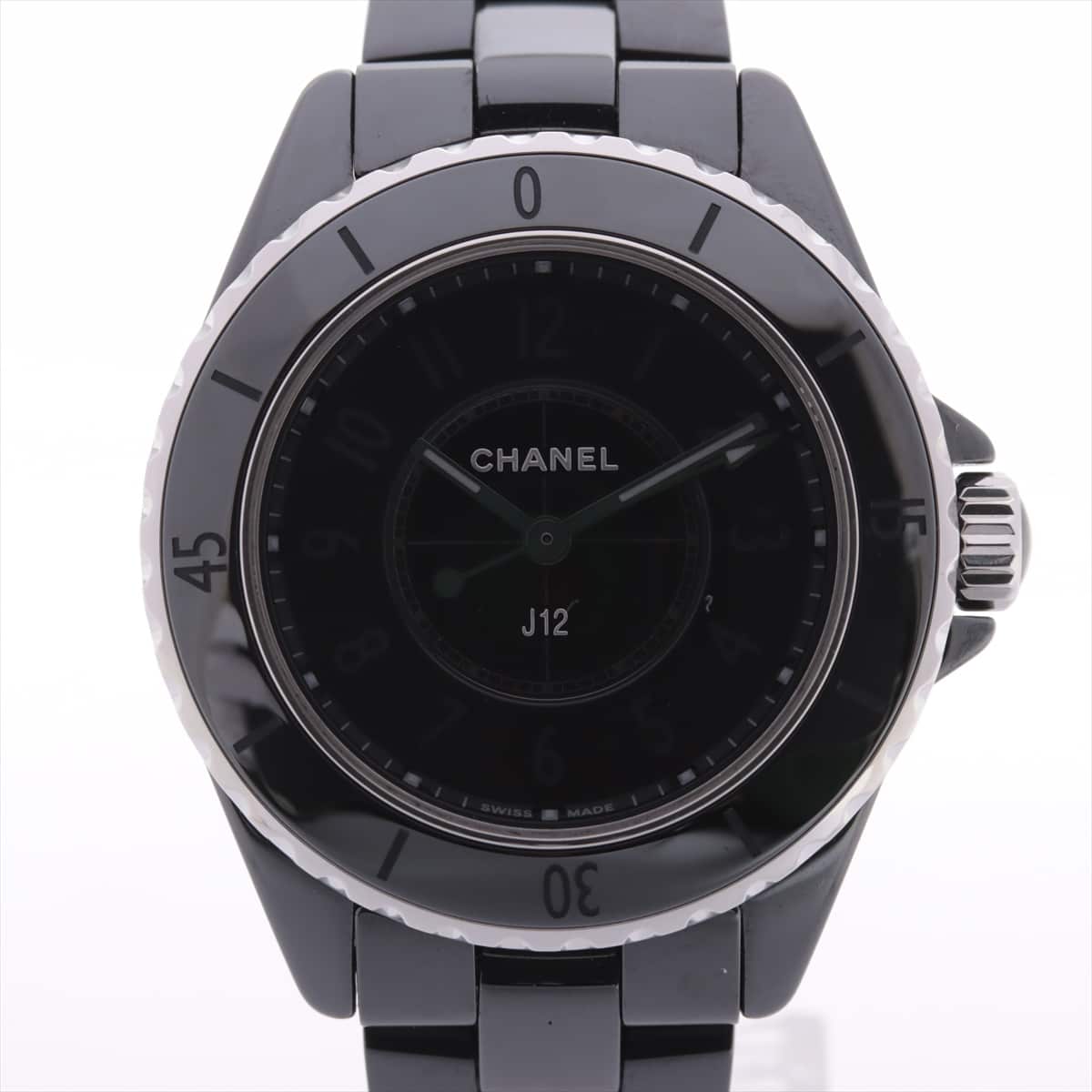 Chanel J12 Phantom H6346 CE QZ Black-Face Extra Link 1