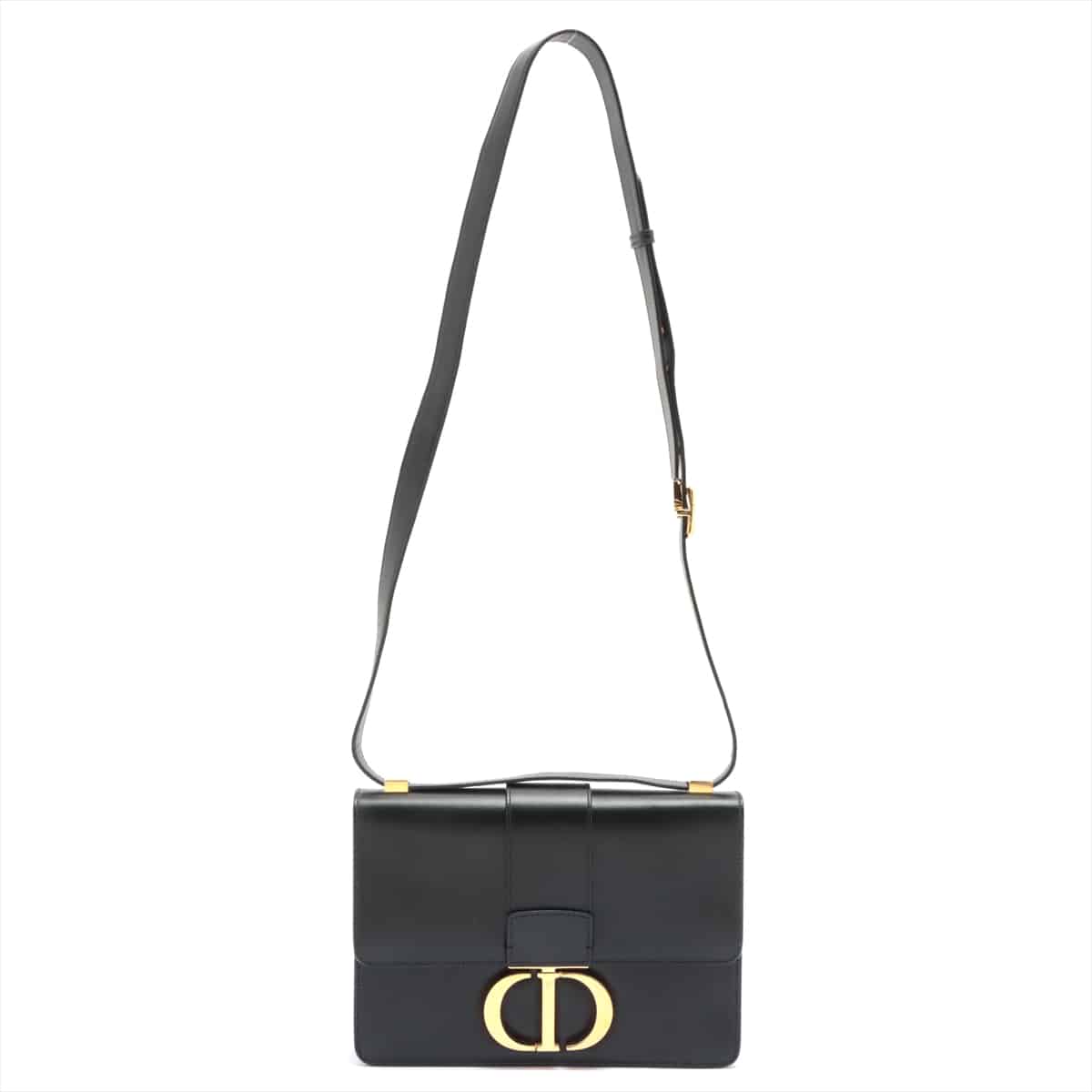 Christian Dior Montagne Leather Shoulder bag Black