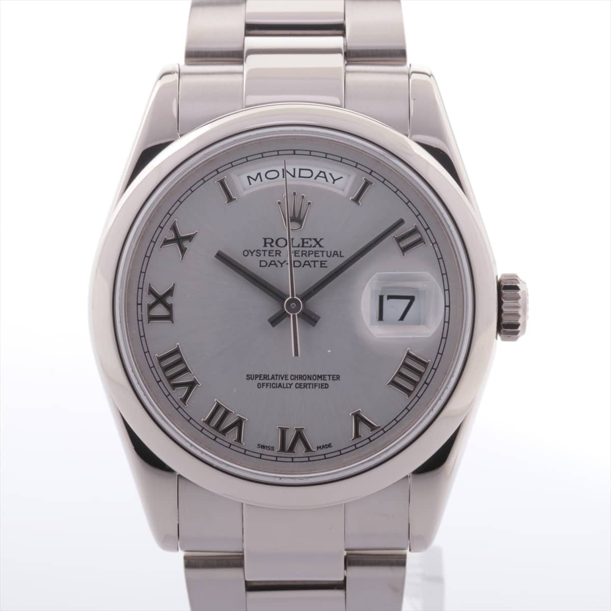 Rolex Day Date 118209 750 AT Gray-Face Extra Link 2