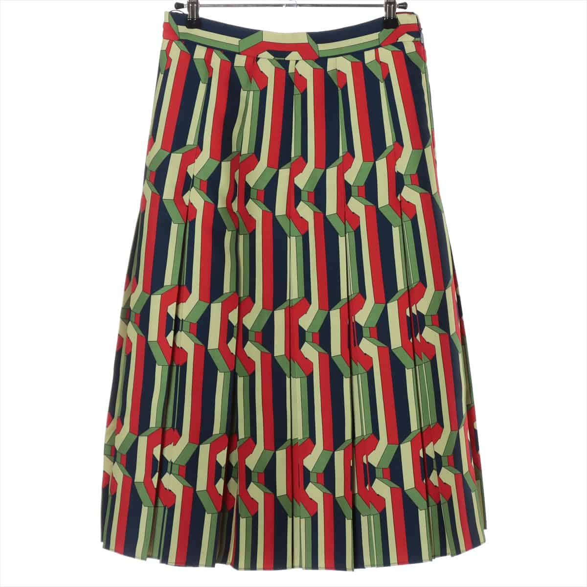 Gucci 17 years Wool & Nylon Skirt 40 Ladies' Multicolor  Pleats