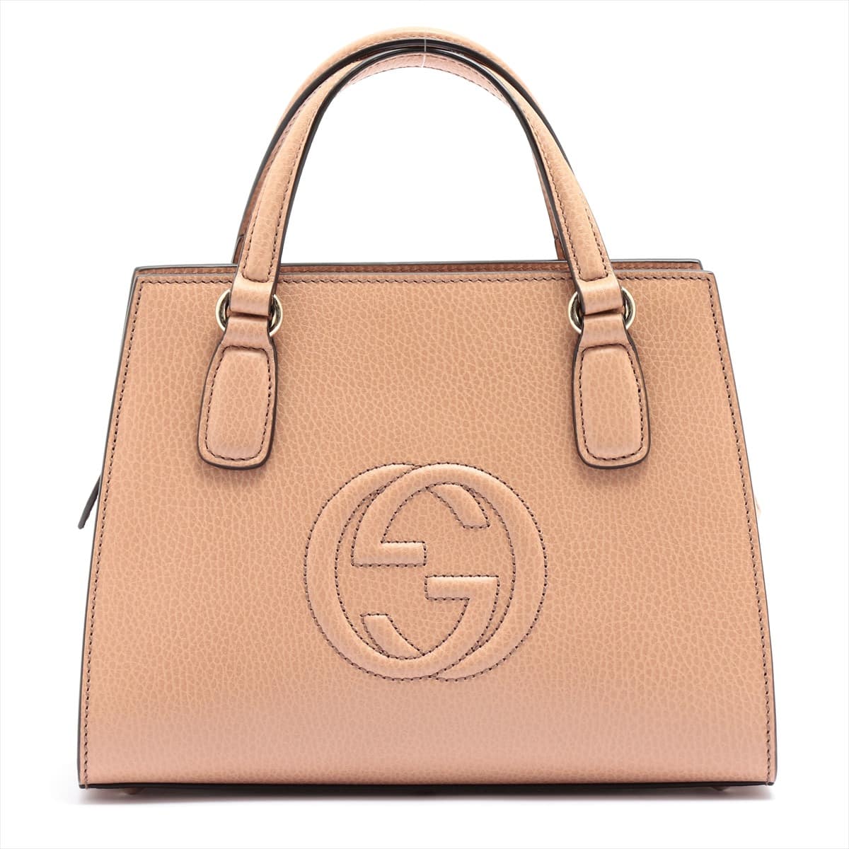 Gucci Soho Leather 2way handbag Brown 607722