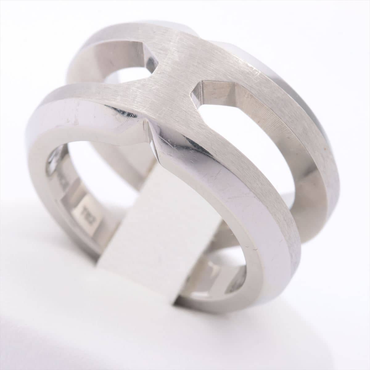 Hermès H ring rings T62 Stainless steel Silver