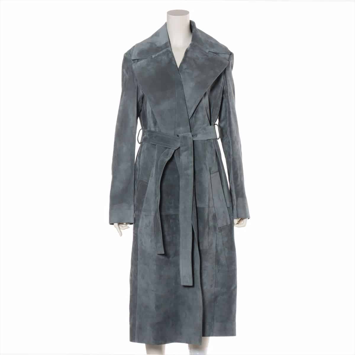 CELINE Leather coats 36 Ladies' Grey  Phoebe