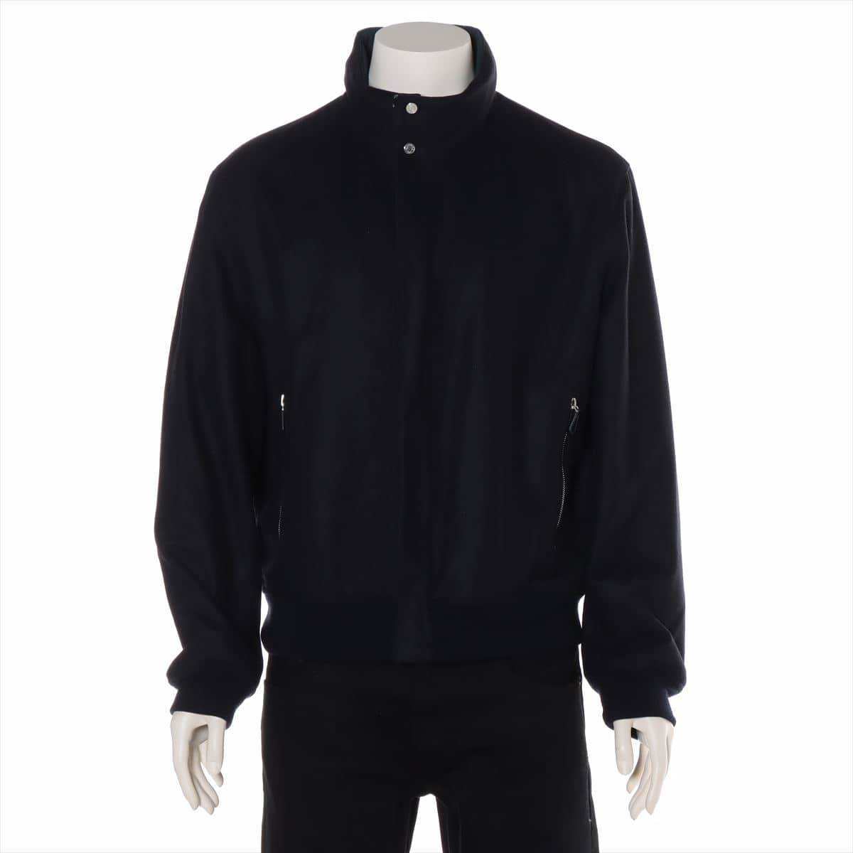 Hermès Cashmere Jacket 52 Men's Navy blue  Reversible Sold goods