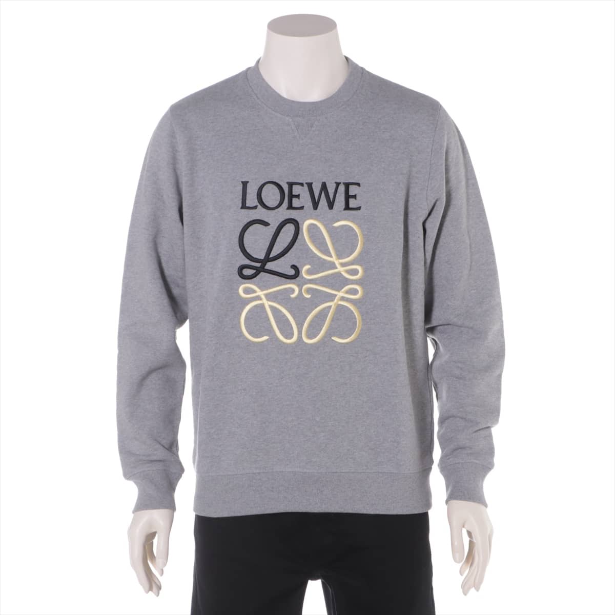 Loewe Anagram Cotton Basic knitted fabric M Men's Grey