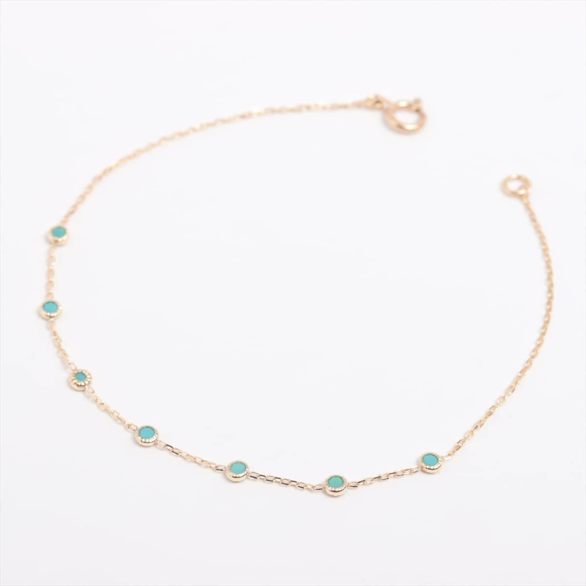 Aget Turquoise Bracelet K10(YG) 0.5g