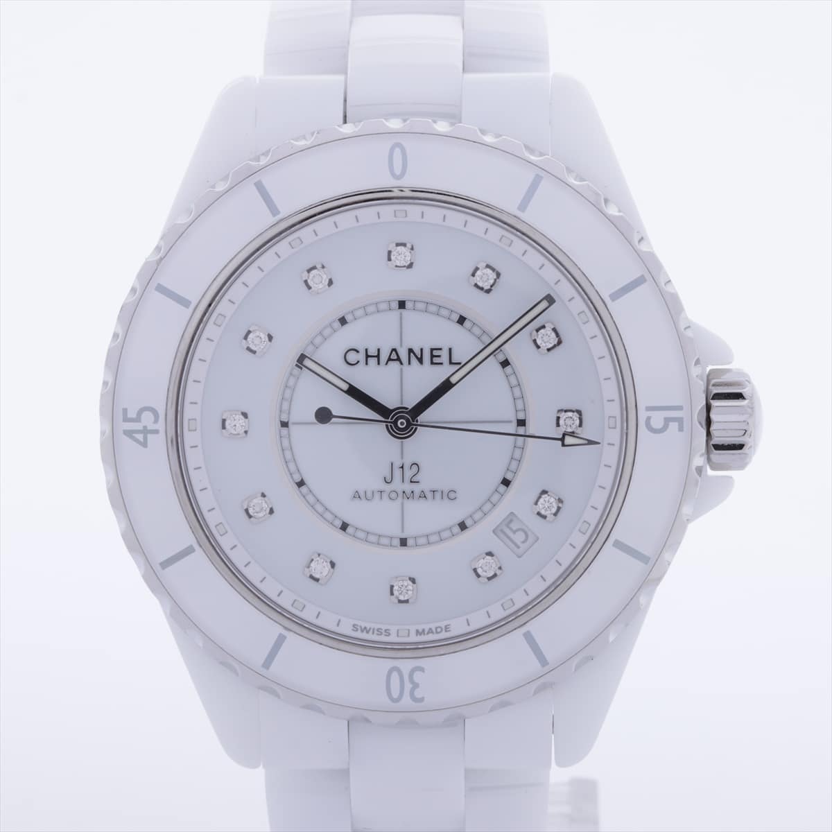 Chanel J12 H5705  CE AT White-Face Extra Link 1