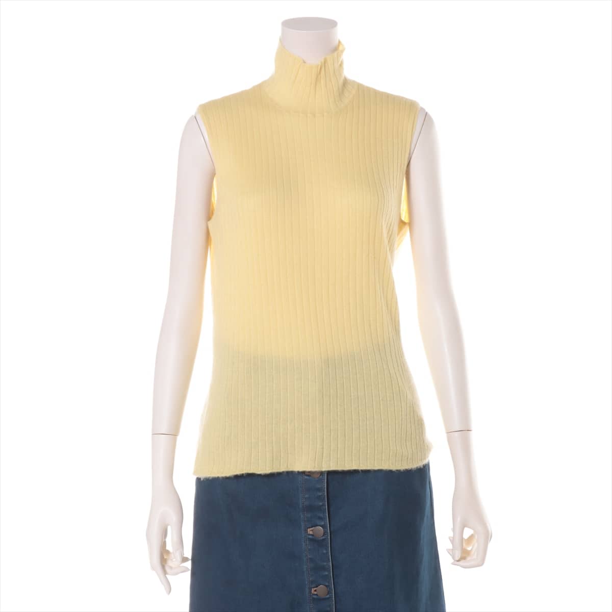 Hermès Margiela Unknown material Sleeveless Knit XL Ladies' Yellow No sign tag