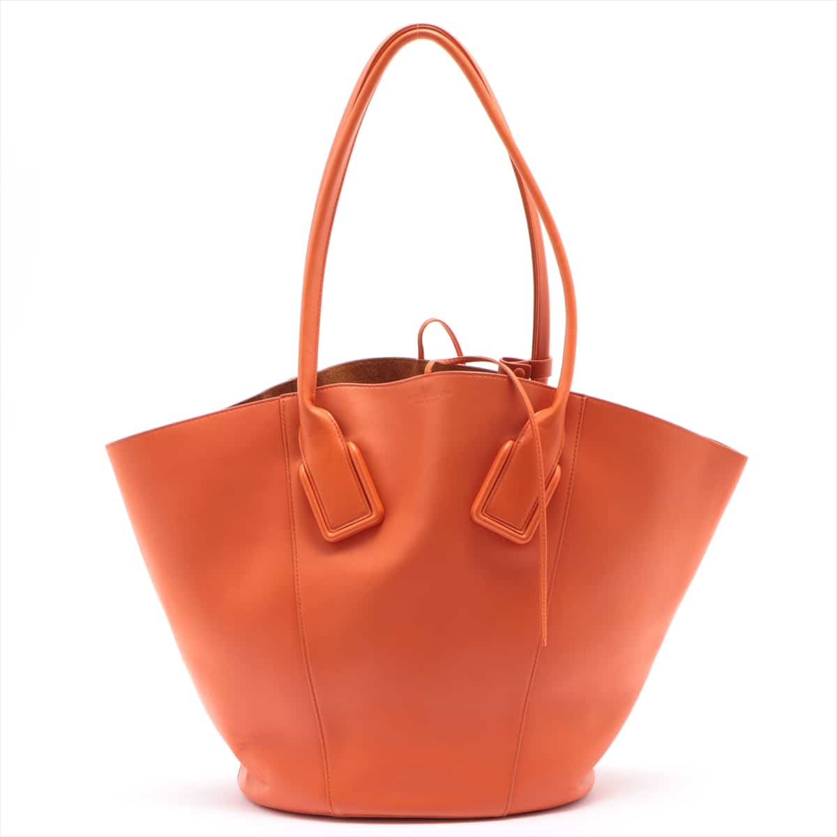 Bottega Veneta Basket Leather Tote bag Orange with pouch