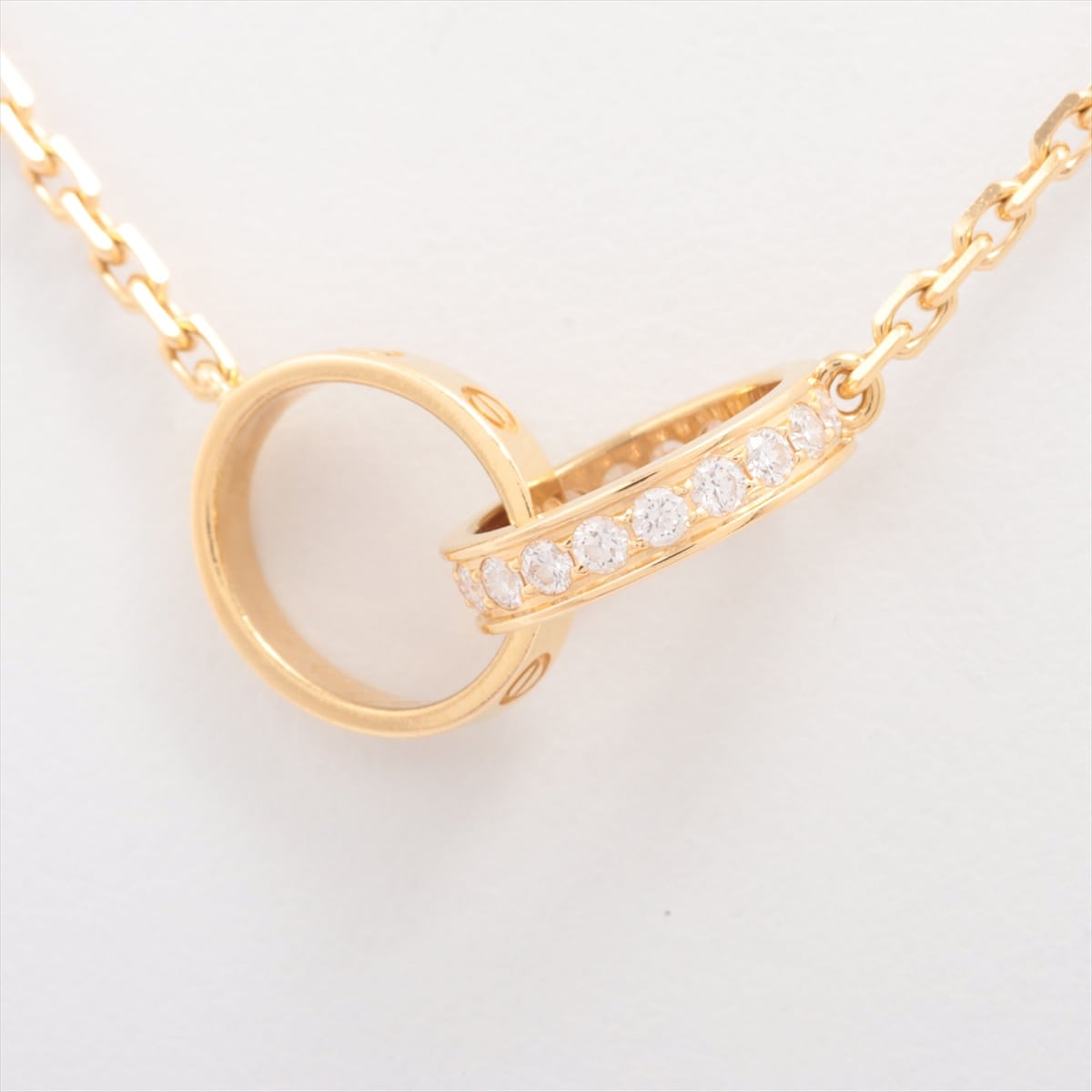 Cartier Baby Love diamond Necklace 750(YG) 6.6g