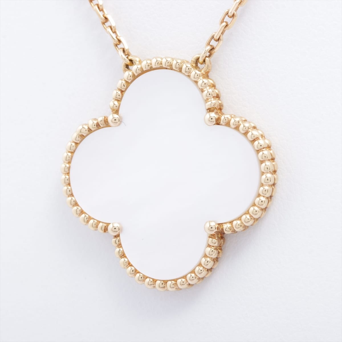 Van Cleef & Arpels Magic Alhambra shells Necklace 750(YG) 10.5g Limited to the 100th anniversary
