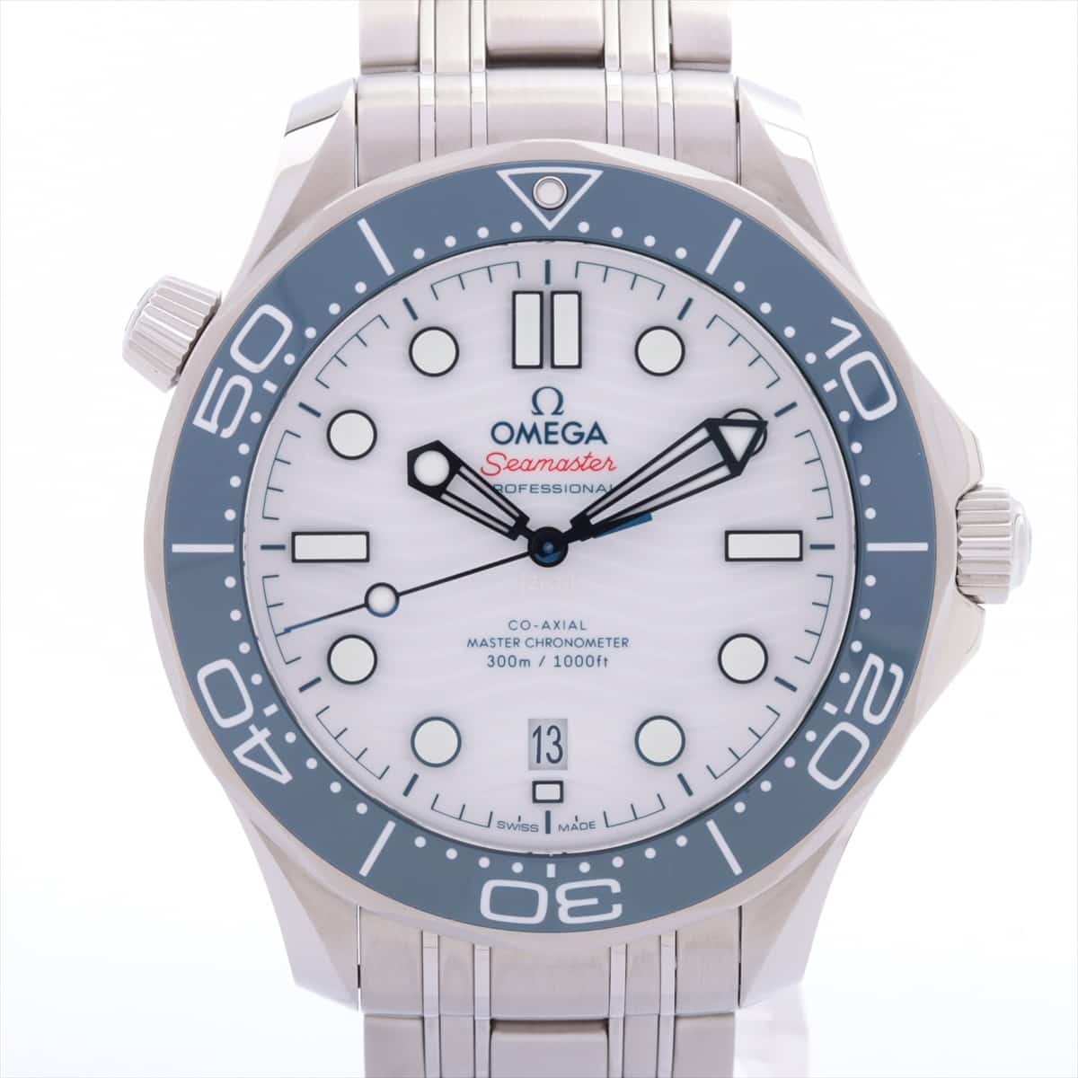 Omega Seamaster Coaxial Olympics Tokyo 2020 522.30.42.20.04.001 SS AT White-Face Extra-Link3