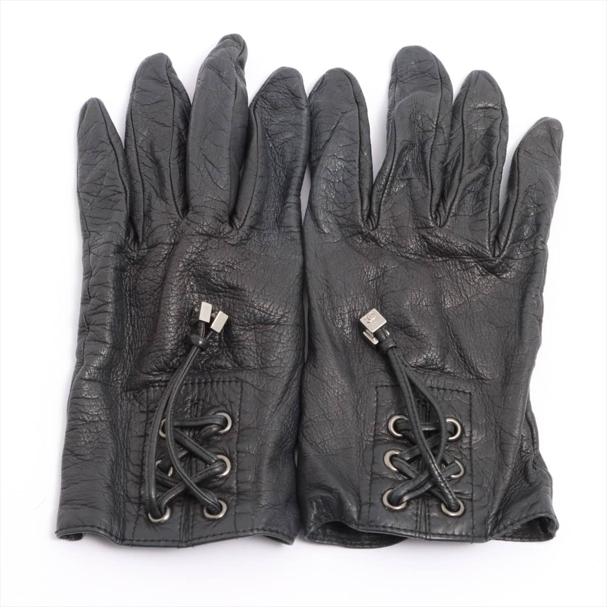 Chanel Gloves Lambskin Black