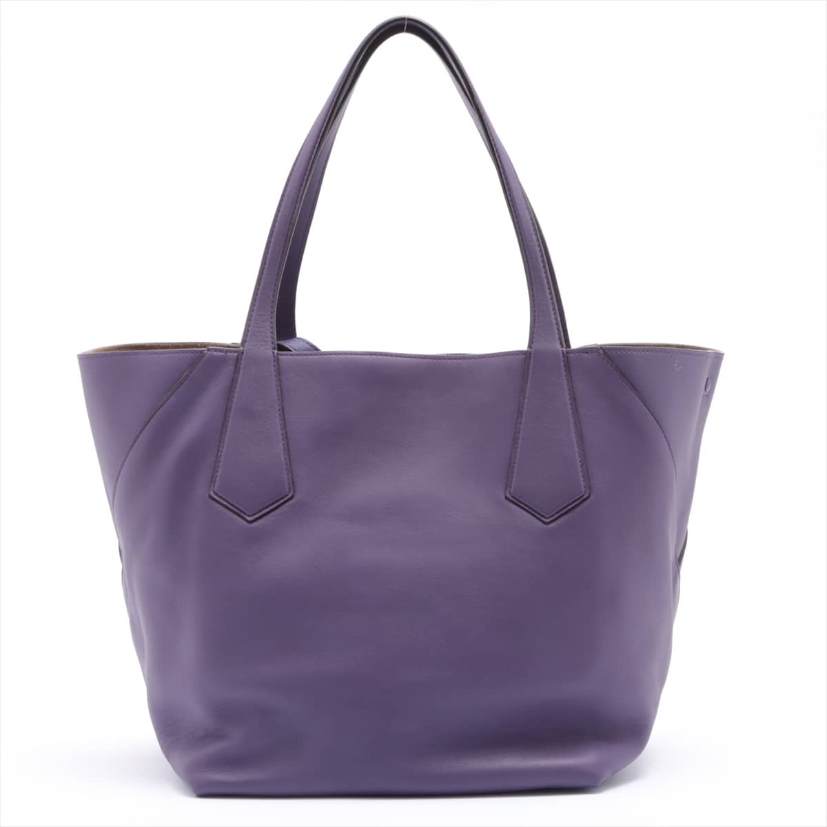 Valextra Leather Tote bag Purple