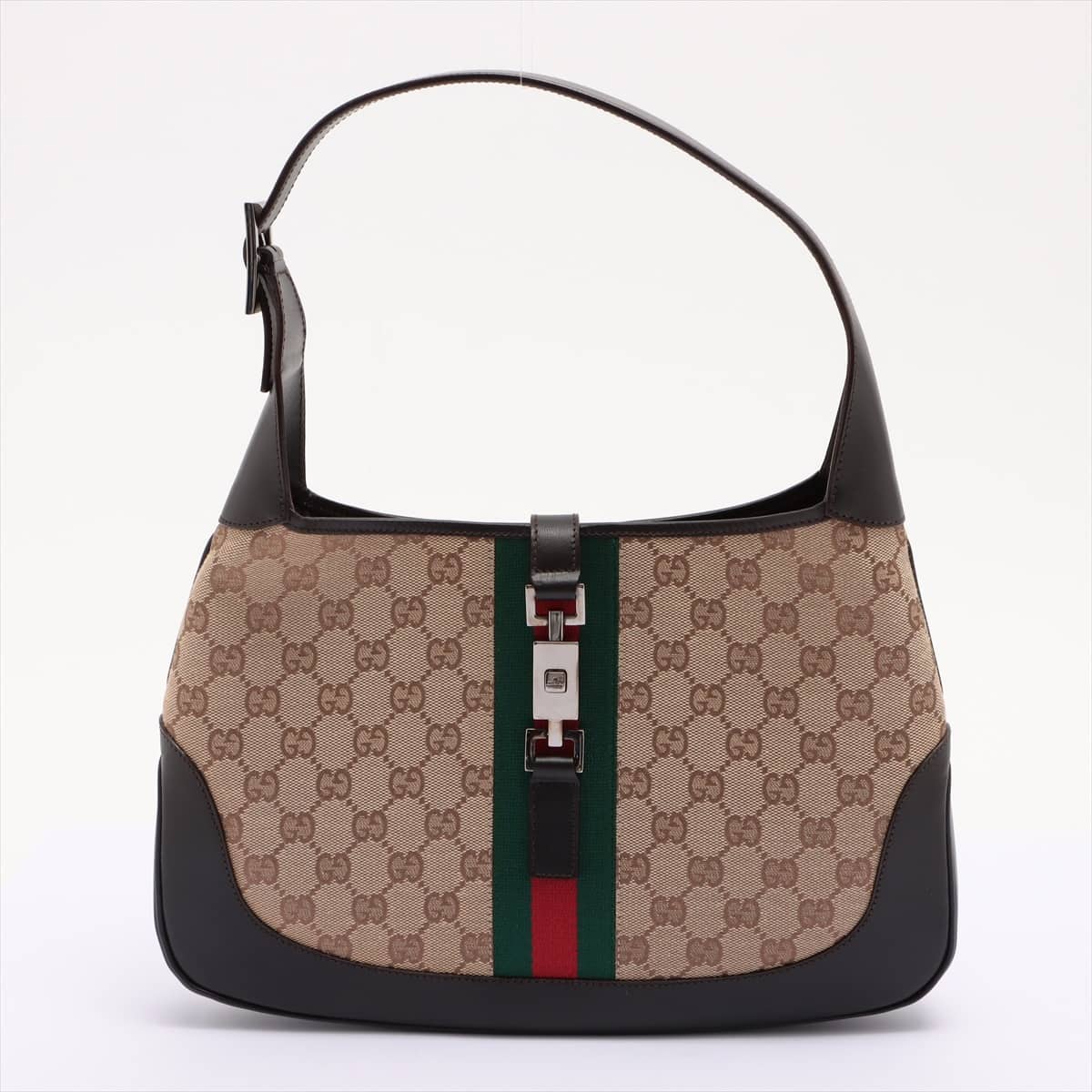 Gucci Sherry Line GG Canvas Shoulder bag Brown