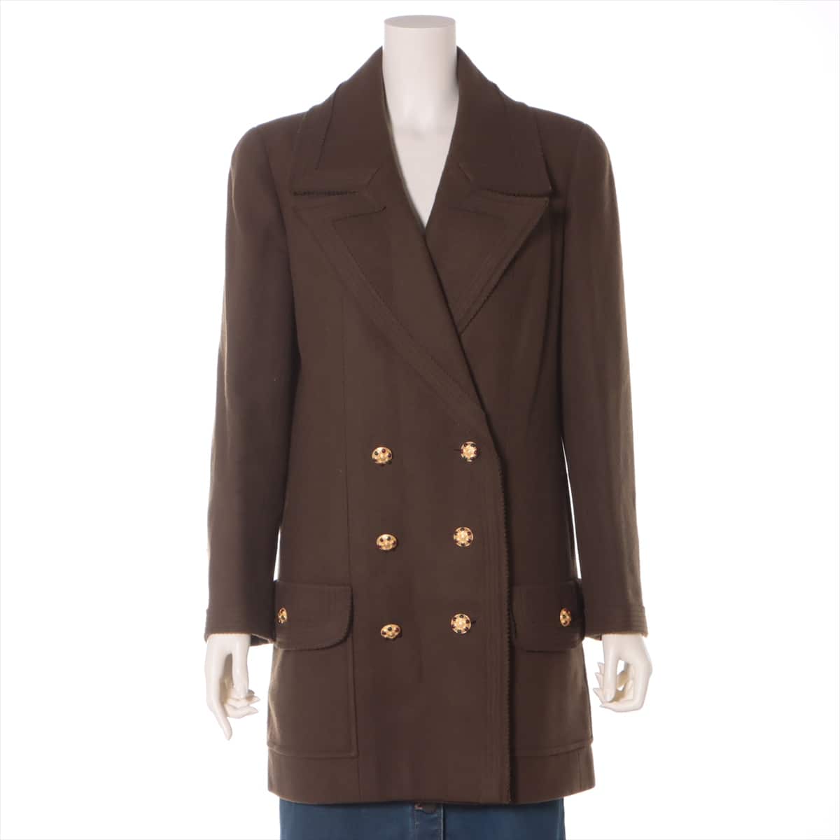 Chanel Unknown material coats Unknown size Ladies' Brown No sign tag Gripoix