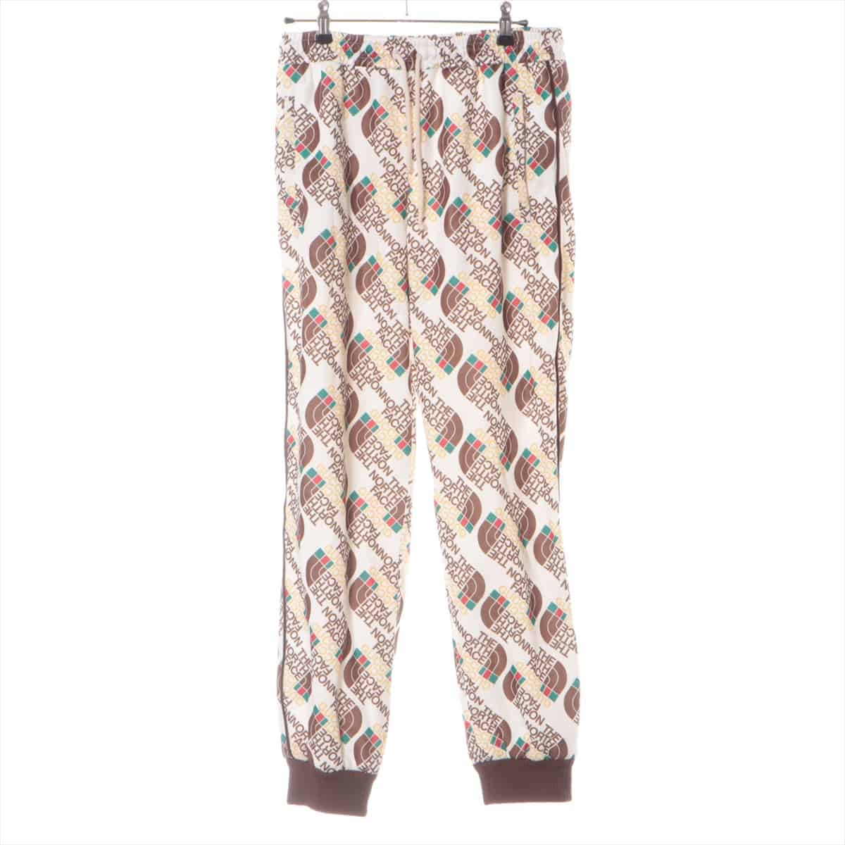 Gucci x North Face 21SS Cotton & Polyester Sweatpants XS Men's Ivory  651331 web stripe