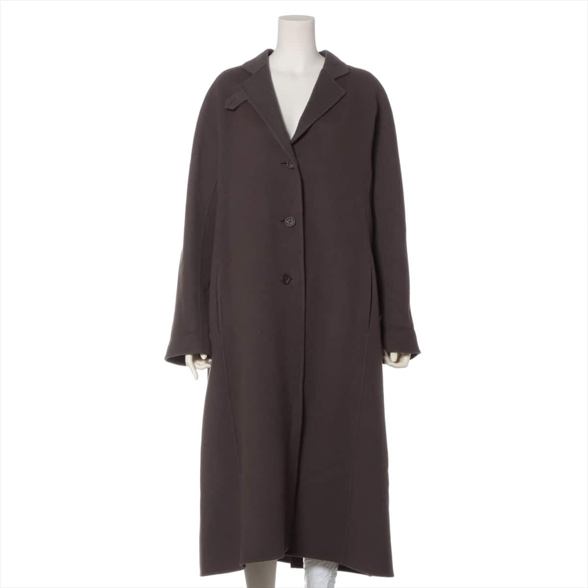 ISSEY MIYAKE Wool & Cashmere coats 3 Ladies' Brown  white label IM24FA011