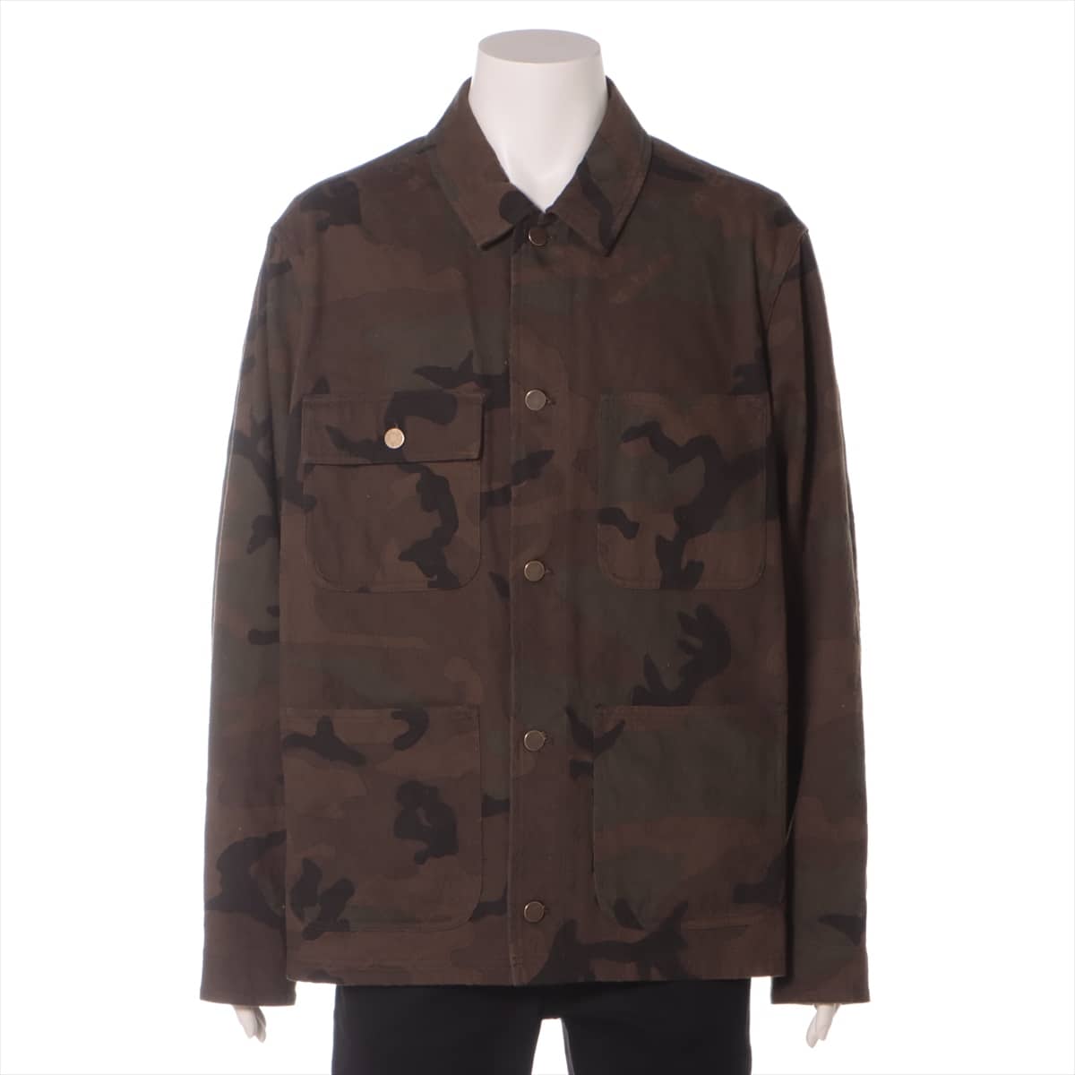 Louis Vuitton × Supreme Cotton Denim jacket 52 Men's Camouflage