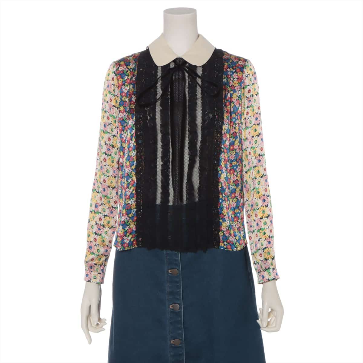 Gucci 17 years Silk Blouse 36 Ladies' Multicolor  floral