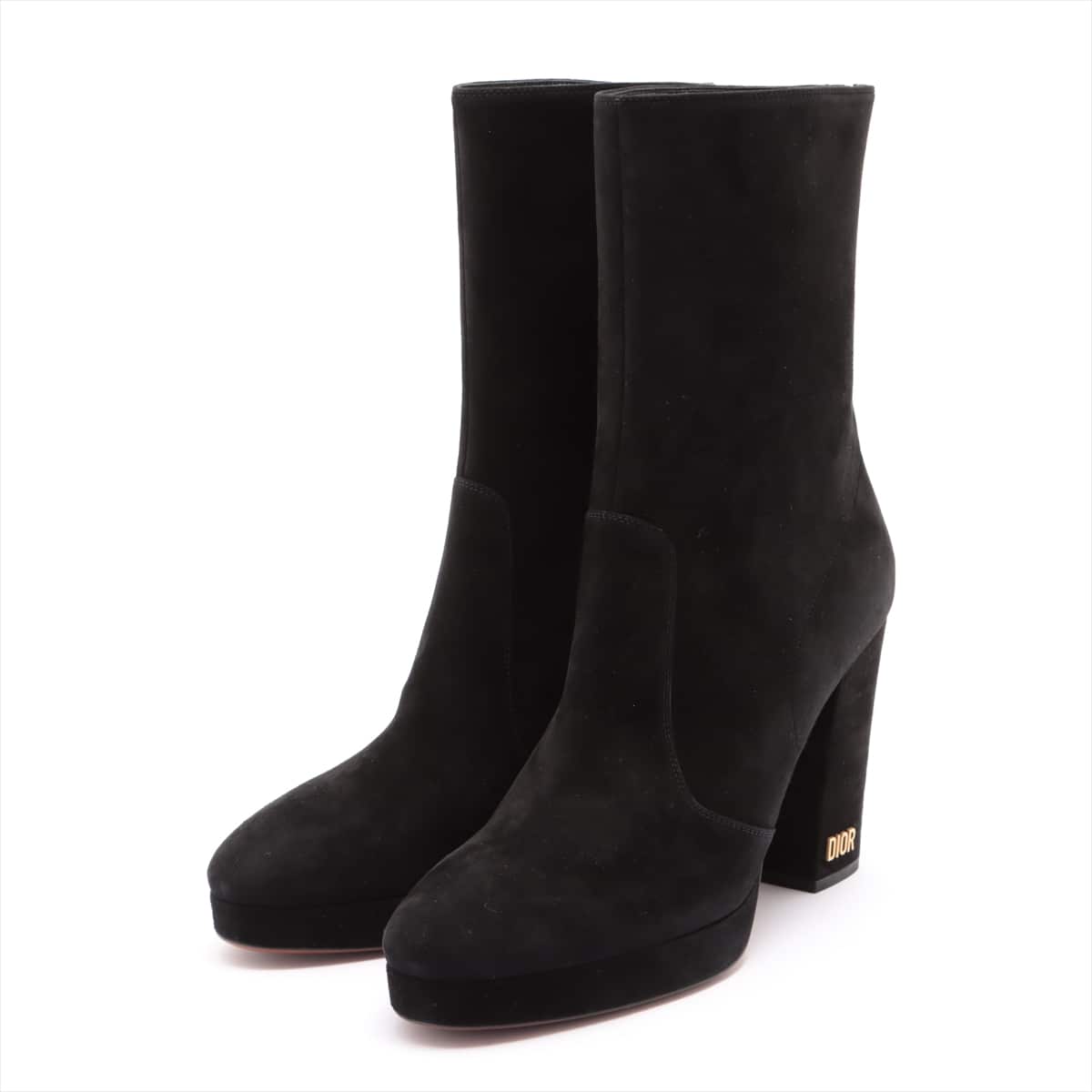 Christian Dior Suede Boots 39 Ladies' Black