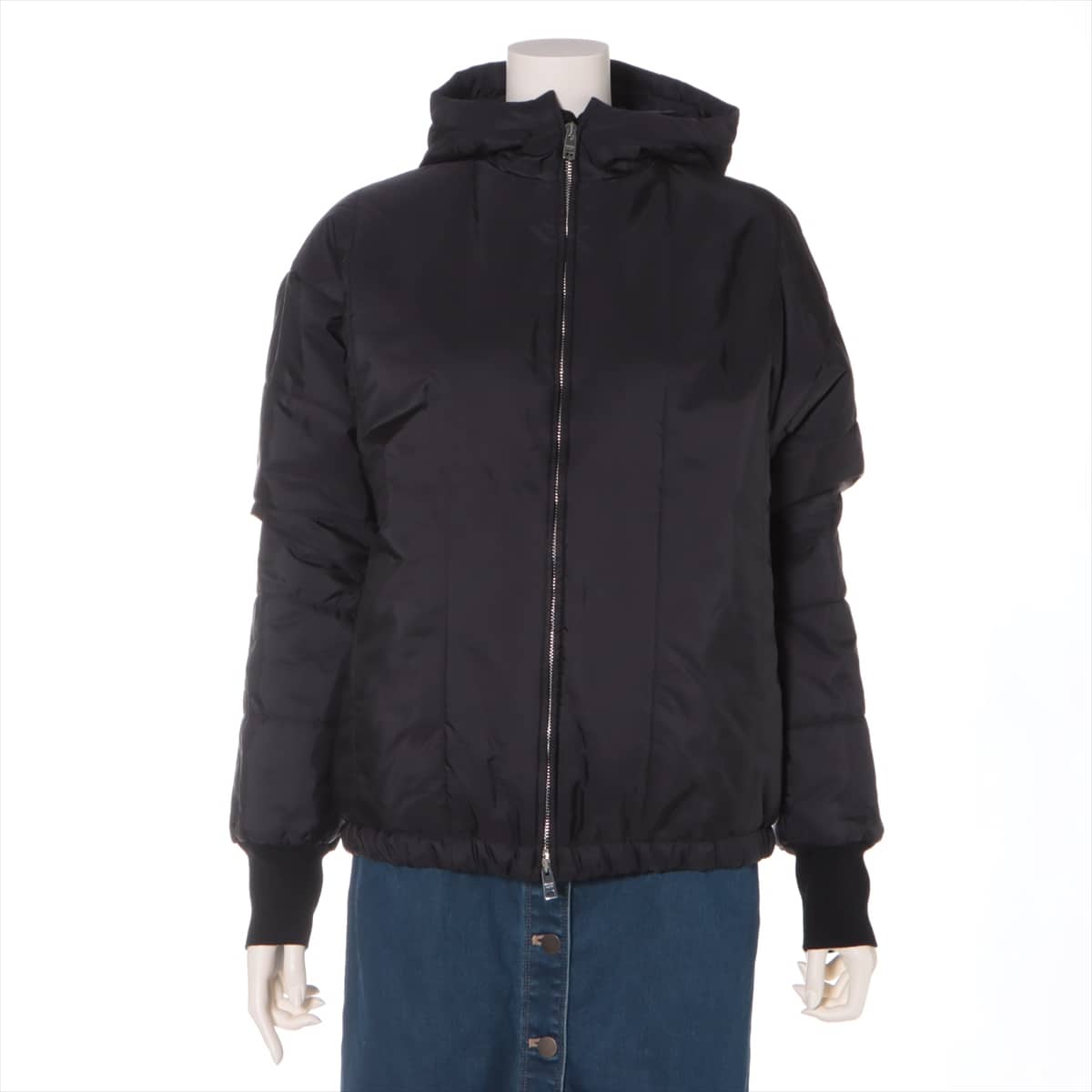 Prada 21 years Polyester & Nylon Insulated jacket 38 Ladies' Black  290085