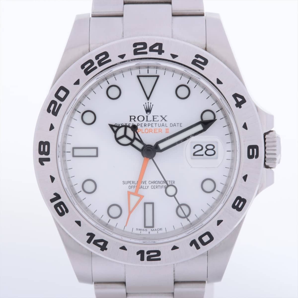 Rolex Explorer II 216570 SS AT White-Face Extra Link 2
