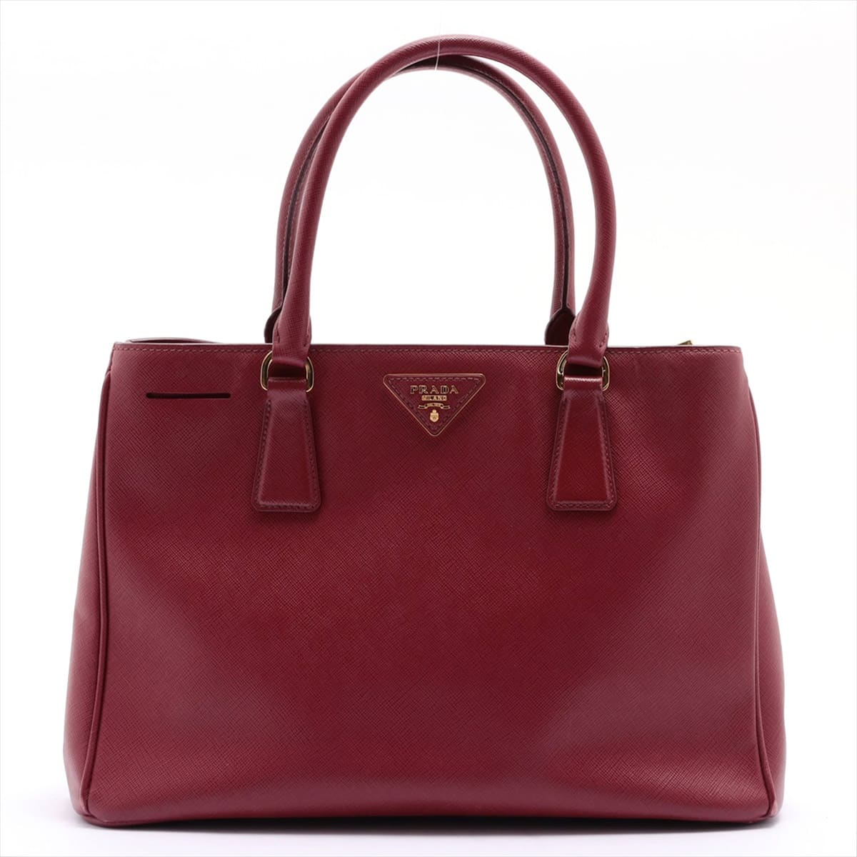 Prada Saffiano Lux 2way handbag Red