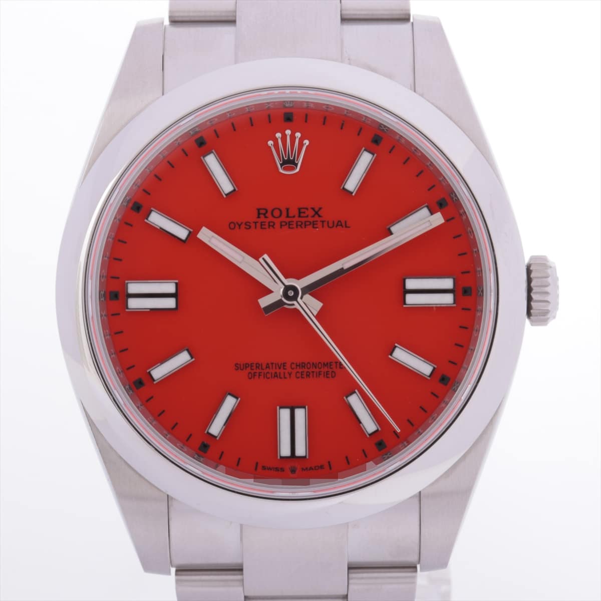 [Chrono] Rolex Oyster Perpetual 124300 SS AT Red dial Extra Link 2