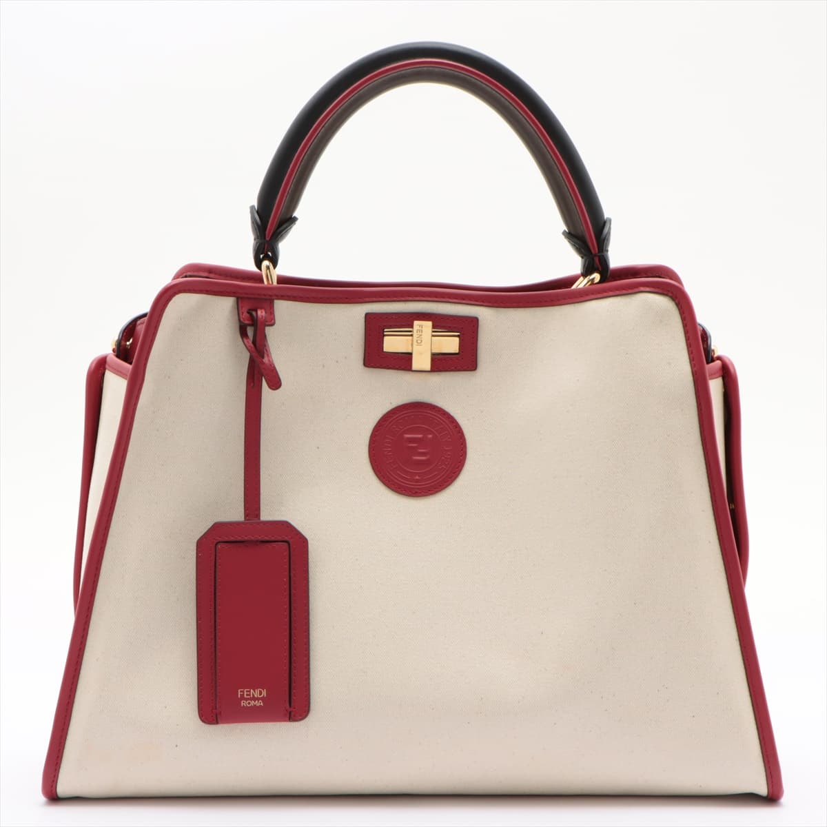 Fendi Peek-a-boo Leather 2way handbag Multicolor 8BN307