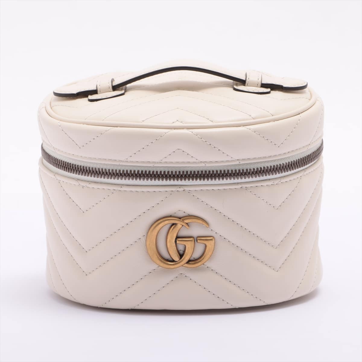 Gucci GG Marmont Leather Backpack Ivory 598594
