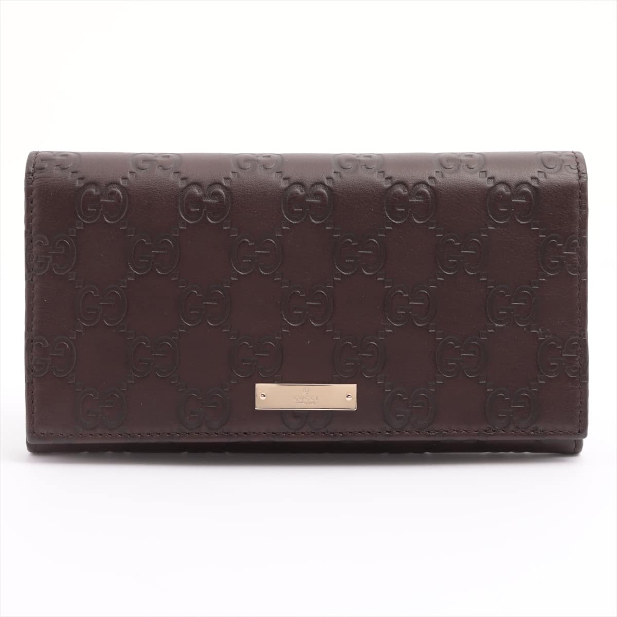 Gucci Guccissima 244946 Leather Wallet Brown