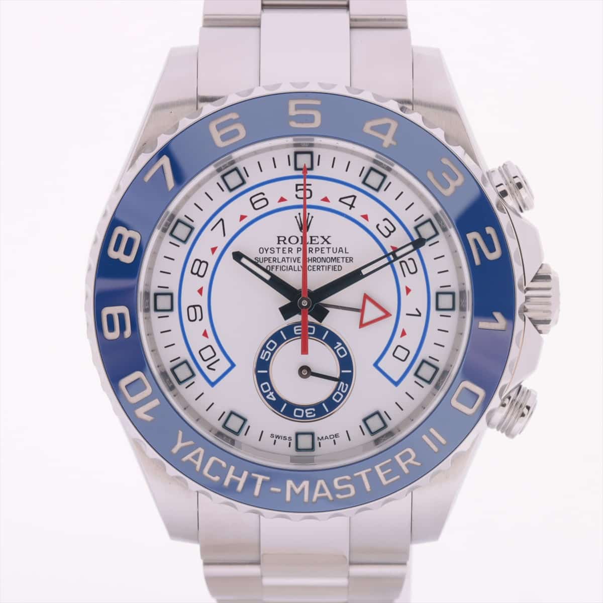 Rolex Yacht-Master II 116680 SS AT White-Face Extra Link 1