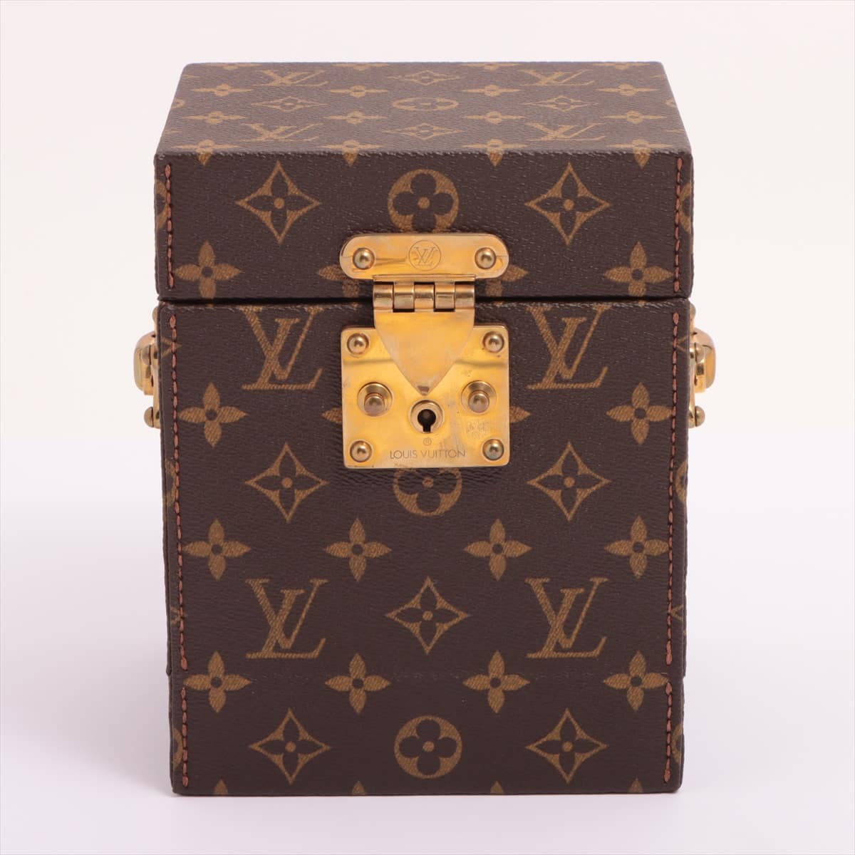 Louis Vuitton M48126 COFFRET WINDING MACHINE Monogram AS2089 Watch case PVC & leather Brown