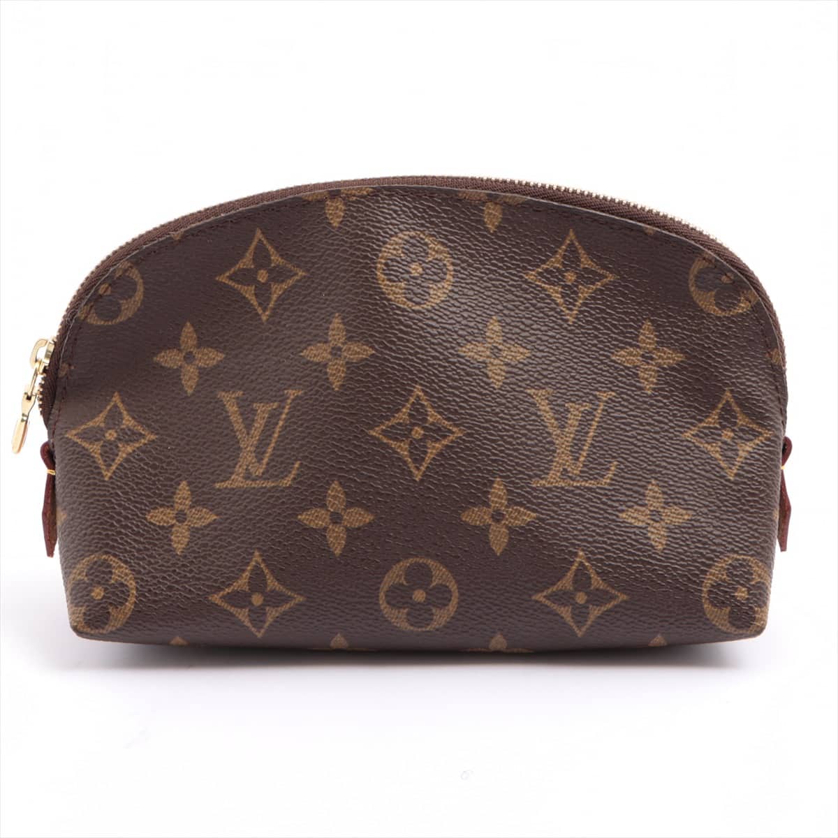 Louis Vuitton Monogram Pochette Cosmetic M47515 Nume leather stains