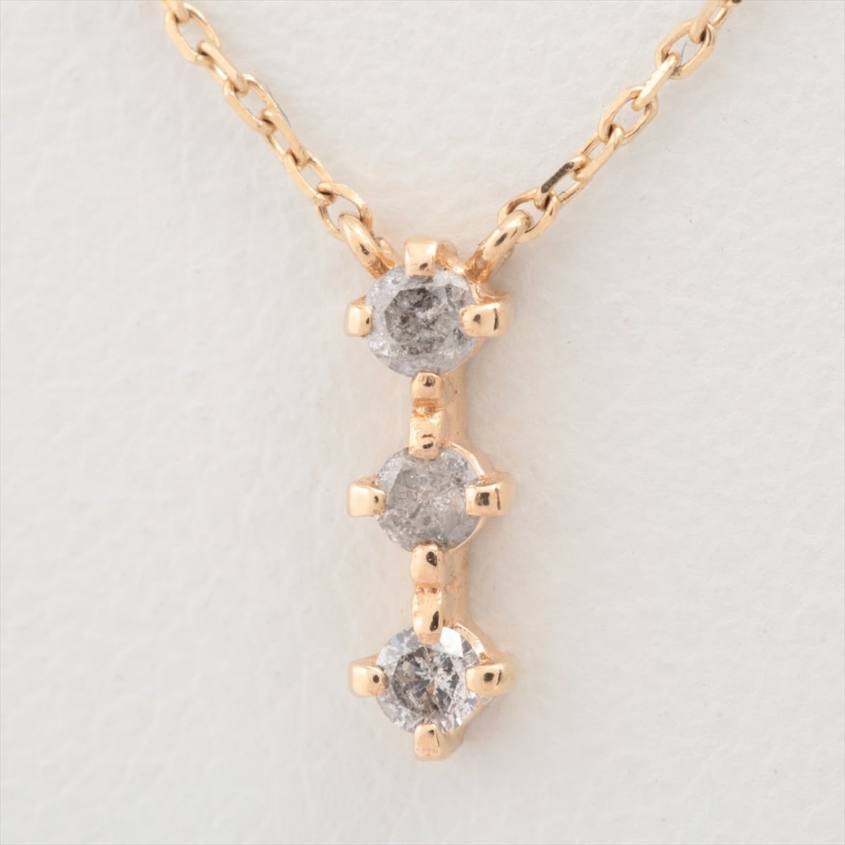 Ete diamond Necklace K10(YG) 1.0g