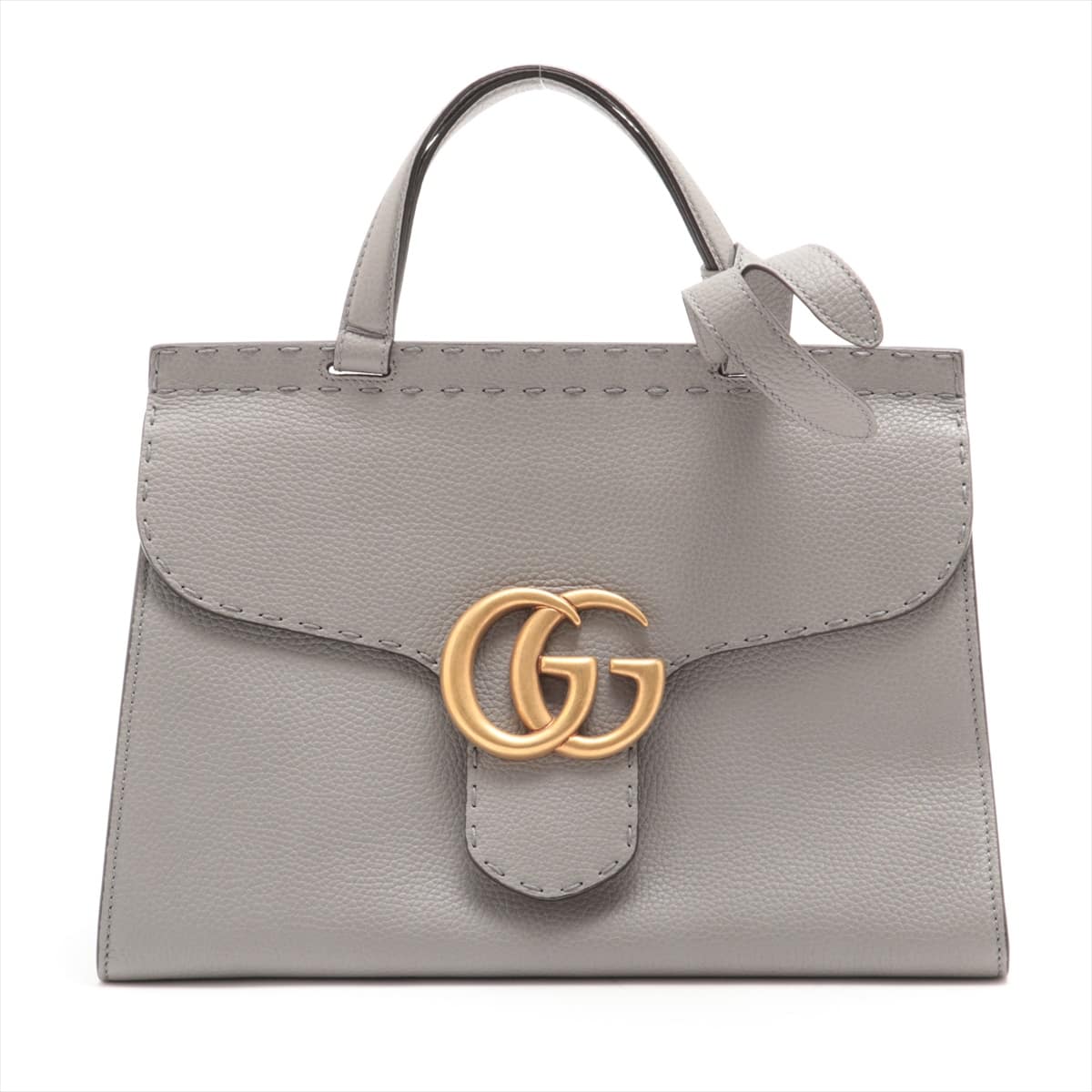 Gucci GG Marmont Leather 2way handbag Grey 421890