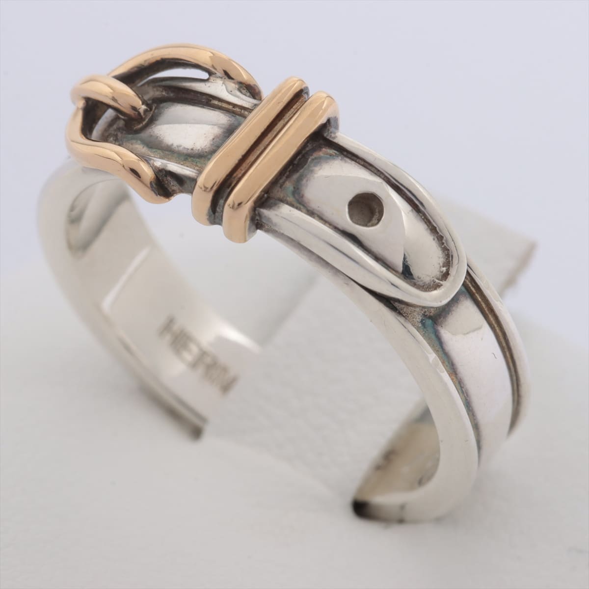 Hermès Boucles Serie rings 925×750 5.3g Gold × Silver
