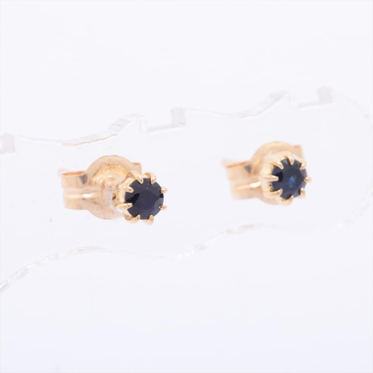Ete Sapphire Piercing jewelry K18(YG) 0.4g