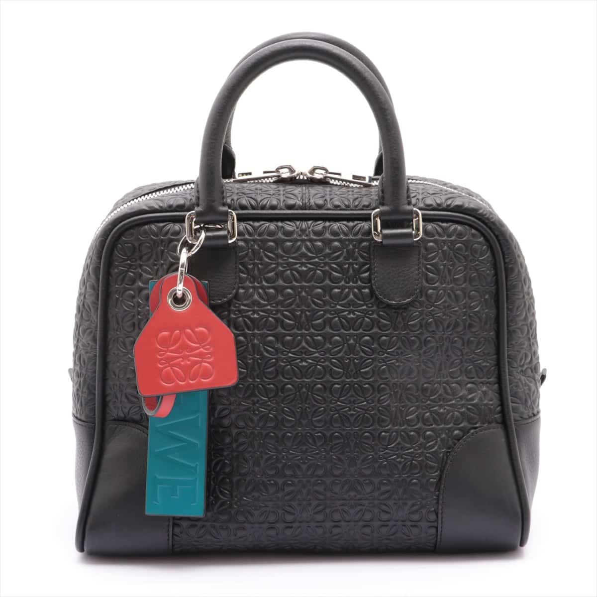 Loewe Anagram Amasona 75 Leather 2way handbag Black