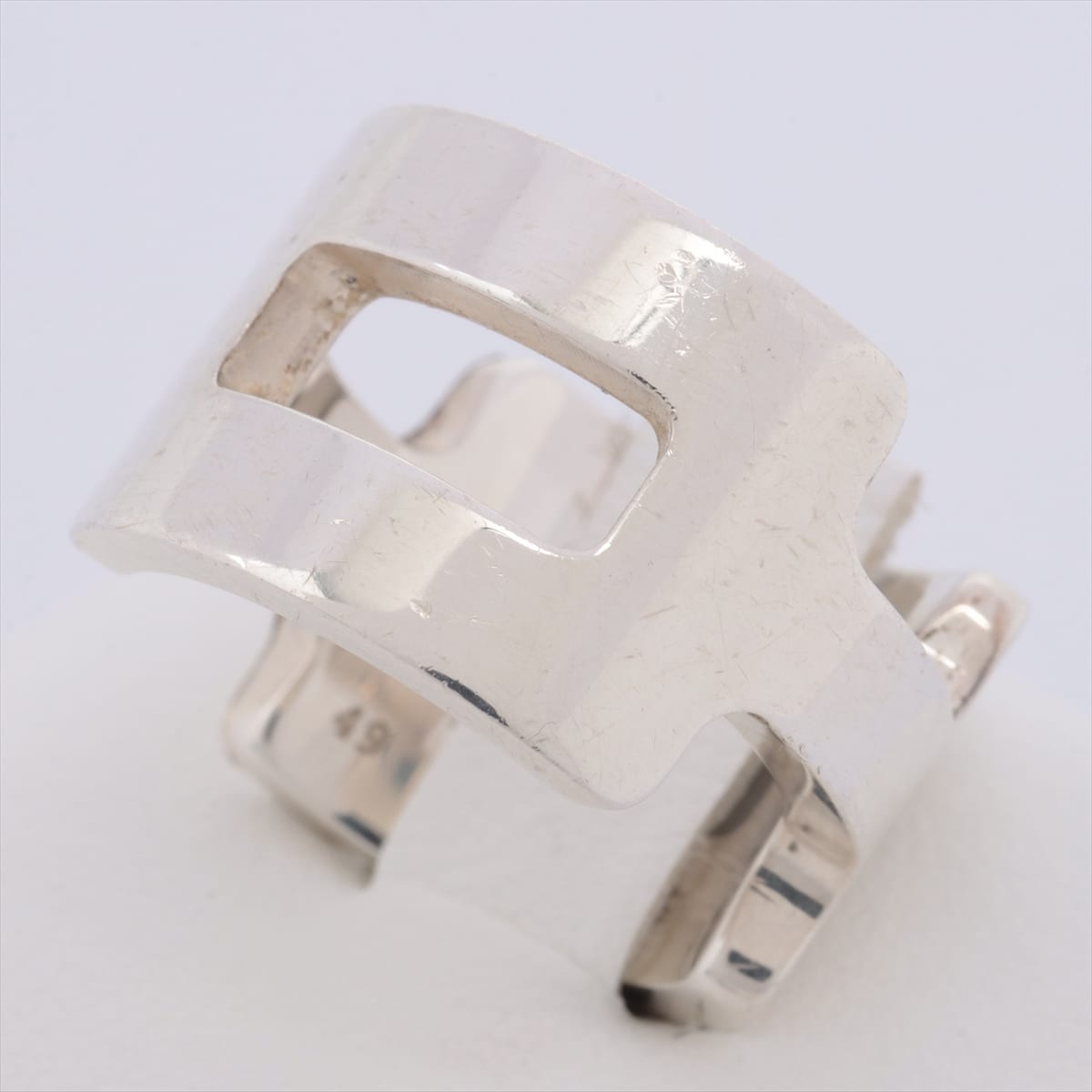 Hermès H ring rings 925 10.5g Silver