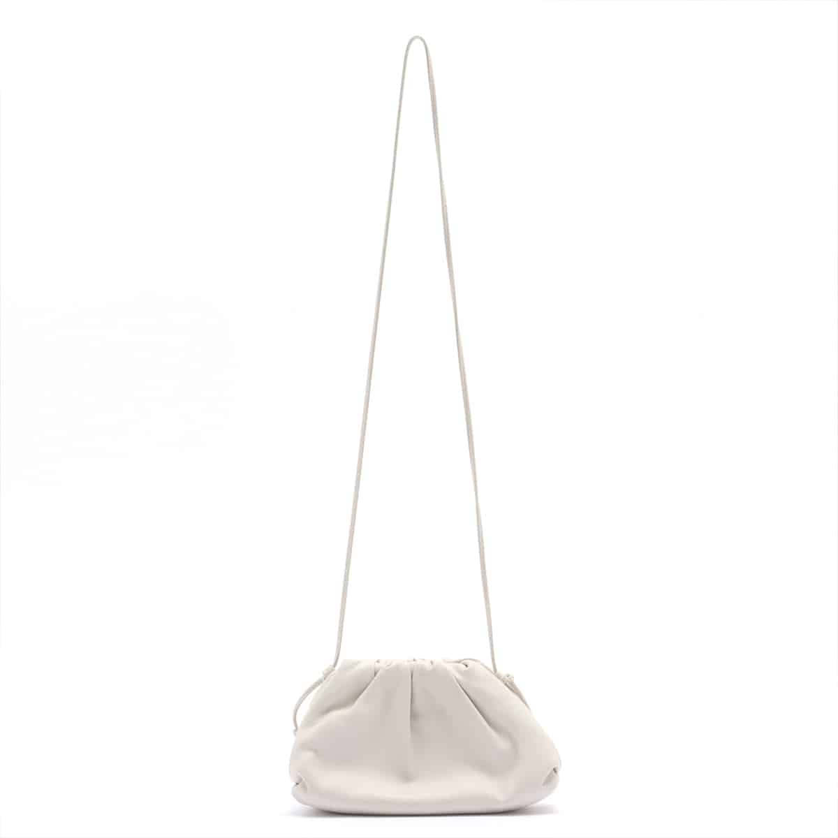 Bottega Veneta The pouch Leather Shoulder bag White