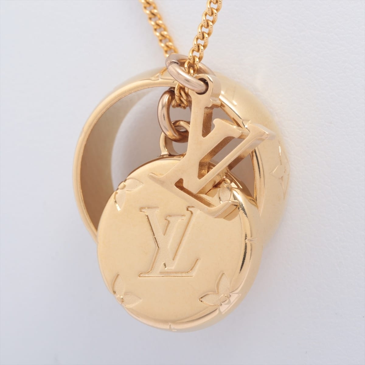 Louis Vuitton M80189 Ring necklace Monogram DI0231 Necklace GP Gold