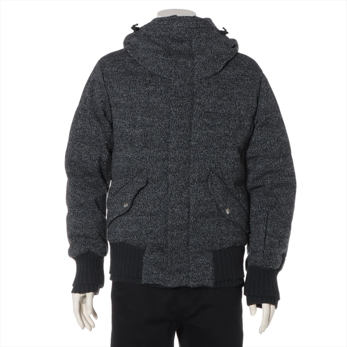 Dolce & Gabbana Wool & Nylon Down jacket 48 Men's Grey