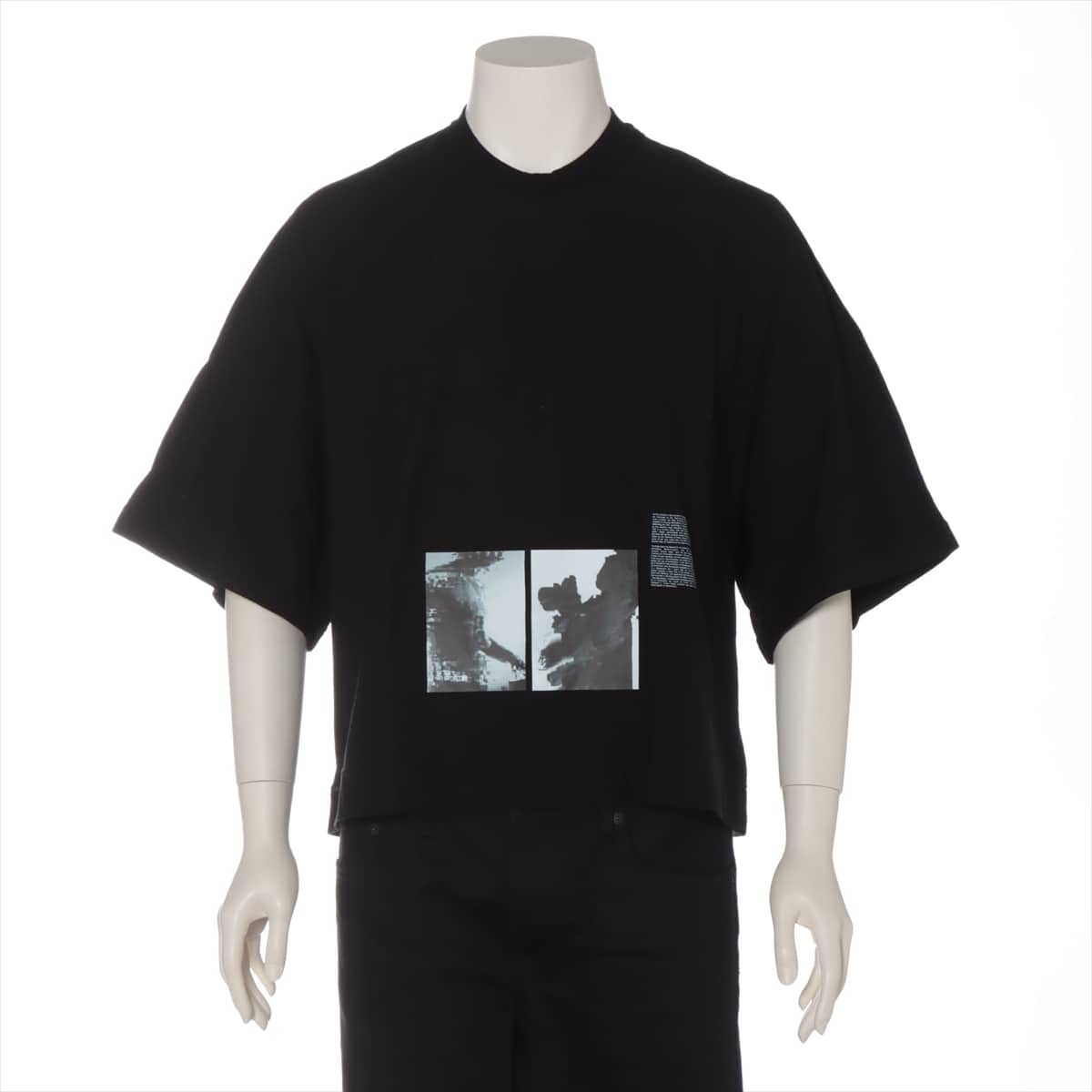 JULIUS 19AW Cotton T-shirt 2 Men's Black  677CPM12