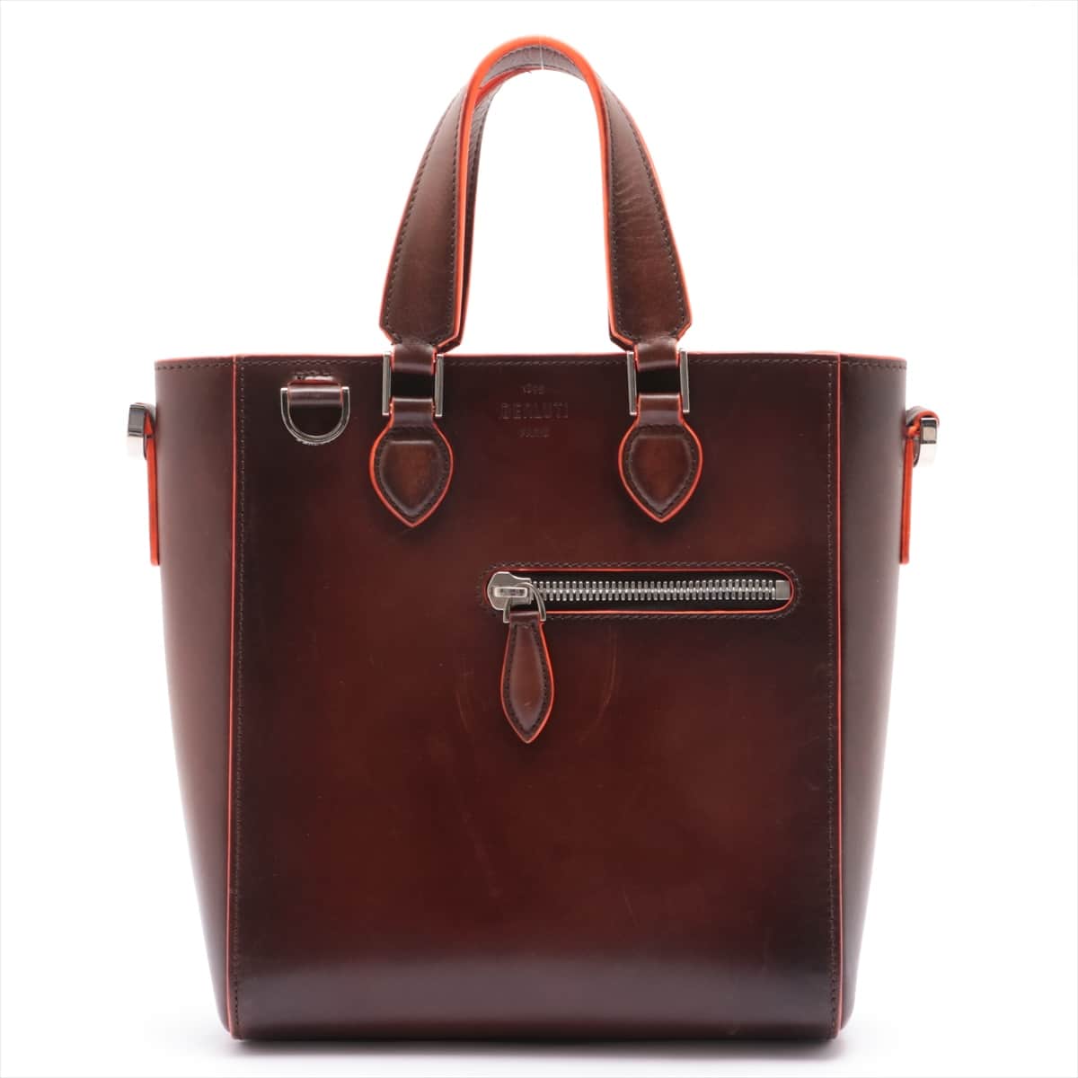 Berluti Toujour Leather 2way shoulder bag Brown